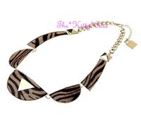Luminoso Rétro Zebra Tigre Righe Stampa Animale Contrasto Colore Chic Punk