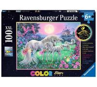 Luminous 100 Puzzle - Unicorni al chiaro di luna