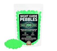 Luminous Glow Stones 200 Pieces Decorative Gravel Stepping Rocks