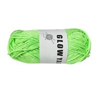 Luminous Knitting Yarn - 70 m Luminary Glow in the Dark Embroidery Thread Roll | Embroidery Yarn Glow in the Dark | Sewing Thread Kit Spool for Embroîdery Quilting Sewing Crafting