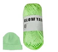 Luminous Knitting Yarn - 70 m Luminary Glow in the Dark Embroidery Thread Roll | Embroidery Yarn Glow in the Dark | Sewing Thread Kit Spool for Embroîdery Quilting Sewing Crafting