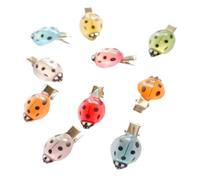 Luminous Ladybug Clips - 10 Pack Cute Styling Hair Accessories, durevoli decorativi Clamps, Fun Fashion Holders | Girls Kids Teens School Party Date Outdoor Backpack Clothes