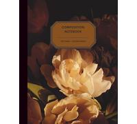 Luminous Magnolia: Dark Aesthetic Journal Notebook - 8x10” - 100 College Ruled Pages - Glowing Blooms on Midnight Background - Perfect for Writers, Dreamers & Aesthetic Minds