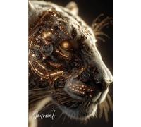 Luminous Mechanical Animal Journal - Glowing Steampunk Fantasy Notebook | Dreamy Zen Surreal Art Writing Notebook