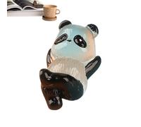 Luminous Mini Resin Pandas Exquisite - - Hand-painted Glitter Resin Shine |