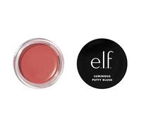 e.l.f. Cosmetics Luminous Putty Blush, blush da crema compatta a polvere con finish brillante, formula leggera e modulabile, Belize