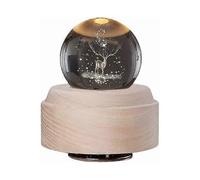 Luminous Rotating Musical Box, Rudolph Reindeer Theme, USB Charging Ensures Endless Melodies, Best Gift for Any Occasion