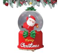 Luminous Snow Globes, Christmas Crystal Ball Music Box With LED Light, Holiday Desktop Ornaments For Holiday Desktop Ornaments Living Room Bedroom Table Shelf Lockers Bookshelves