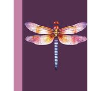 Luminous Wings: A Dragonfly Graph Paper Notebook