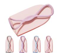 Luminousdo Figure 8 Resistance Bands, Handles - Resistance Bands For Pull Ups Arm & Chest Trainer for Full-Body Workouts, Yoga, Men & Women (Pink,25lb)