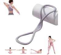 Luminousdo Resistance Bands, Figure 8 Exercise Bands for Women Men, Luminous Do Exercise bands with Handles for Working Out, Open Shoulder Elastic (Gray 35lbs)