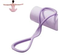 Luminousdo Resistance Bands, Figure 8 Exercise Bands, Resistance Band for Working Out, for Working Out, Arm, Chest Expander, for Women Men (Purple 25 lbs)