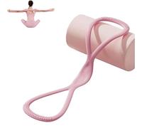Luminousdo Resistance Bands, Figure 8 Exercise Bands, Resistance Band for Working Out, for Working Out, Arm, Chest Expander, for Women Men (Pink 15 lbs)