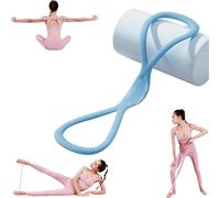 Luminousdo Resistance Bands, Figure 8 Resistance Bands for Women Men, Luminous Do Exercise Bands with Handles for Working Out, Arm, Chest Expander Strap (Blue,25 lbs)