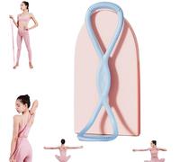 Luminousdo Resistance Bands, Figure 8 Resistance Bands with Handles for Women Men, Luminous Do Exercise for Working Out, Arm, Chest Expander Strap, Yoga Pulling Rope (Blue 25LB)