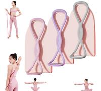 Luminousdo Resistance Bands, Figure 8 Resistance Bands with Handles for Women Men, Luminous Do Exercise for Working Out, Arm, Chest Expander Strap, Yoga Pulling Rope ((15+25+35LB)-C)