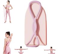 Luminousdo Resistance Bands, Figure 8 Resistance Bands with Handles for Women Men, Luminous Do Exercise for Working Out, Arm, Chest Expander Strap, Yoga Pulling Rope (Pink 25LB)
