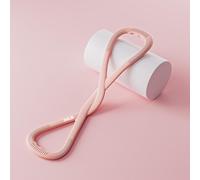 Luminousdo Resistance Bands,Luminous Figure 8 Resistance Bands for Women Men,Luminous Resistances Bandses with Handles,Arm,Chest Expander Strap,Fullbody Yoga Pulling Rope (Pink,35LB)