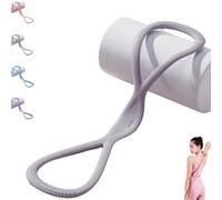 Luminousdo Resistance Bands, Luminous Resistance Bands, Figures 8 Exercise Bands for Women Men, Fullbody Yoga Pulling Rope, Long Heavy Stretch Bands Set, for Working Out (Gray 35 lbs)