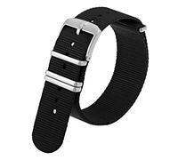 Luminox Cinturino di ricambio per serie 3000, 3050, 3080, 8400 e altri da 23 mm, Nero, 23mm, cinghia
