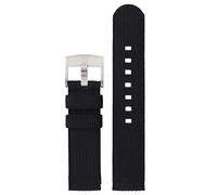 Luminox Cinturino per orologio da uomo, in tessuto, FNX.2202.20Q.K, nero, moderno