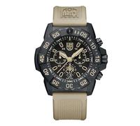 Luminox Cronografo da uomo al quarzo svizzero con cinturino in gomma XS.3590.NSF.Set, Nero, Cinturino.