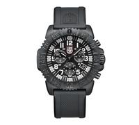 Luminox - Cronografo Navy Seal serie 3080 44 mm - X3.CZ81.BO.1 - quarzo svizzero - resistente all'acqua 200 m - cristallo minerale temprato - cassa in CARBONOX - Cinturino in vera gomma