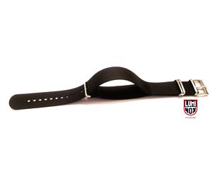 LUMINOX NAVY SEALS Cinturino Nylon Nero 22mm 4 Rigns 3050 3080 3150 3180 3800