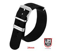 LUMINOX NAVY SEALS Cinturino Nylon Nero 24 mm Con 4 Anelli
