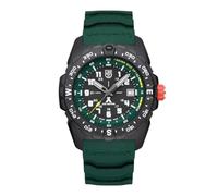 Luminox Orologio analogico al quarzo svizzero da uomo con cinturino in gomma XB.3735, verde, cinghia
