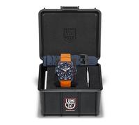Luminox Orologio da uomo analogico al quarzo svizzero con cinturino in gomma XS.3253.CBNSF.Set, arancione, sportivo, Arancione, Sportivo