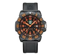 LUMINOX SEA LION X2.2059 Carbonox UOMO 100M Nero/Arancione Dial 44MM Watch New
