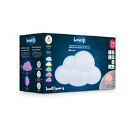 Lumin'us Nuvola Speaker Luminoso con 9 Varanti di Colore, Luce Notturna, Massimo 15 W, Multicolore