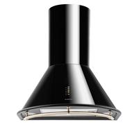 Klarstein Lumio Neo Cappa Aspirante Retrò 60cm 610m³/h A Acciaio Inox Nera