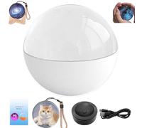 Lumiorb Wifi Crystal Ball - 3D Video & Photo Memory Sphere, Memory Lamp Ball 2.7" Crystal Ball Video Player For Anniversary Birthday Christmas (White)