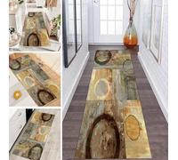 LUMIPAP Tappeto passatoia per corridoio, antiscivolo, 50 x 350 cm, stile retrò, antiscivolo, lavabile, al metro, per camera da letto, corridoio, lunghezza personalizzabile, 40-120 cm di larghezza