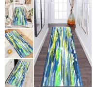 LUMIPAP Tappeto passatoia per corridoio, antiscivolo, 50 x 420 cm, stile astratto tibetano, antiscivolo, lavabile, al metro, per camera da letto, corridoio, lunghezza personalizzabile, 40-120 cm di