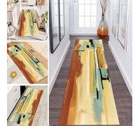 LUMIPAP Tappeto passatoia per corridoio, antiscivolo, 70 x 200 cm, stile astratto e caldo, lavabile, al metro, per camera da letto, corridoio, lunghezza personalizzabile, 40-120 cm di larghezza