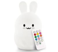 Lumipets Luce Notturna per Bambini - Luce LED bimbi e prima infanzia - Luce notte bambini in silicone a forma di simpatico animaletto - Lampada notturna con luci cangianti per cameretta neonato