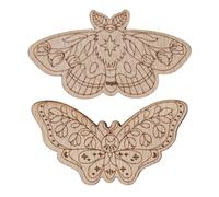 Lumiscent Porta aghi magnetico in legno, minder per aghi a farfalla, 2 pezzi porta magneti per aghi per quilting, strumento per trapuntare porta aghi per cucire per tenere perni