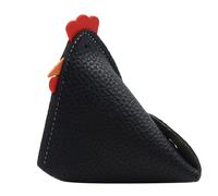 Lumiscent Portamonete a forma di animale - minni portafoglio in pelle PU a forma di gallo, portachiavi con fibbie, pochette per cuffie per monete, chiavi, carte, contanti