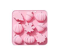 Lumiscent Stampo in silicone resistente al calore, stampo per fondente, stampo per fondente, stampo in silicone per budino di zucchero, cioccolato, caramelle, dessert, candele e cubetti di ghiaccio