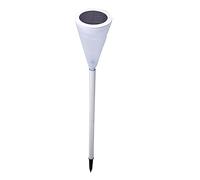 Lumisky Creamy W73 Paletto luminoso solare freddo LED plastica/acciaio inossidabile 1 W bianco 10 x 10 x 73 cm