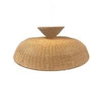 Lumisky Darma - Paralume in rattan naturale, stile bohémien