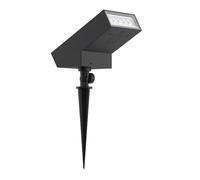 Lumisky Faretto solare a punzone in alluminio dimmerabile LED bianco orientabile 180° SOLTEK H23cm