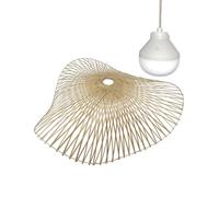 Lumisky LAIA NOMAD lampada a sospensione in bambù naturale stile bohémien con lampadina LED nomade