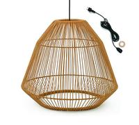 Lumisky Lampada a sospensione per esterni MAYA OUTDOOR CAVO in poly rattan stile bohémien 5m di lunghezza del cavo