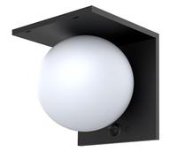 Lumisky Lampada da parete solare con sensore di movimento LED bianco freddo BOLLY WALL H14cm