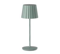 Lumisky Lampada da tavolo touch wireless in alluminio verde LED ABBY OLIVE bianco dimmerabile H29cm