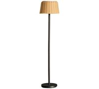 Lumisky Lampada da terra solare esterna in poly rattan con modulo LED bianco caldo telecomando MATEO SOLAR H160cm